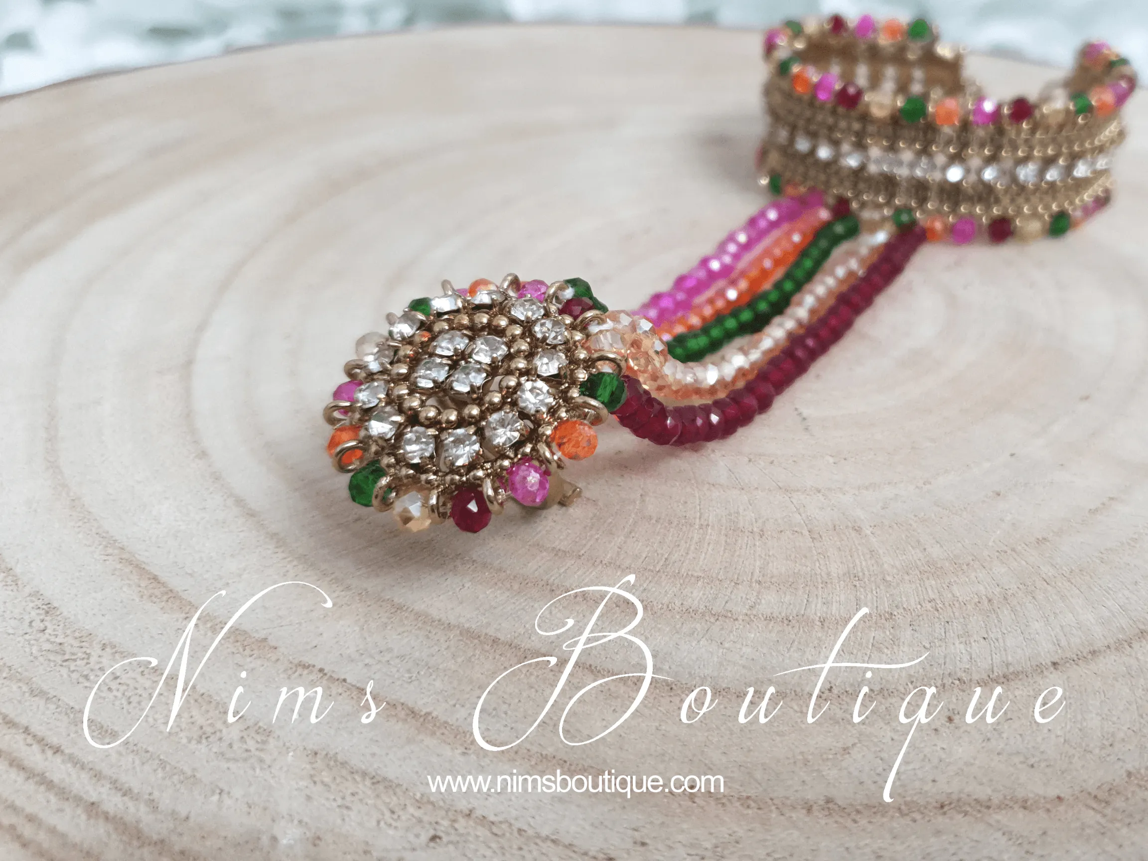 Royal Multicolour Small Handpiece / Hath Panja
