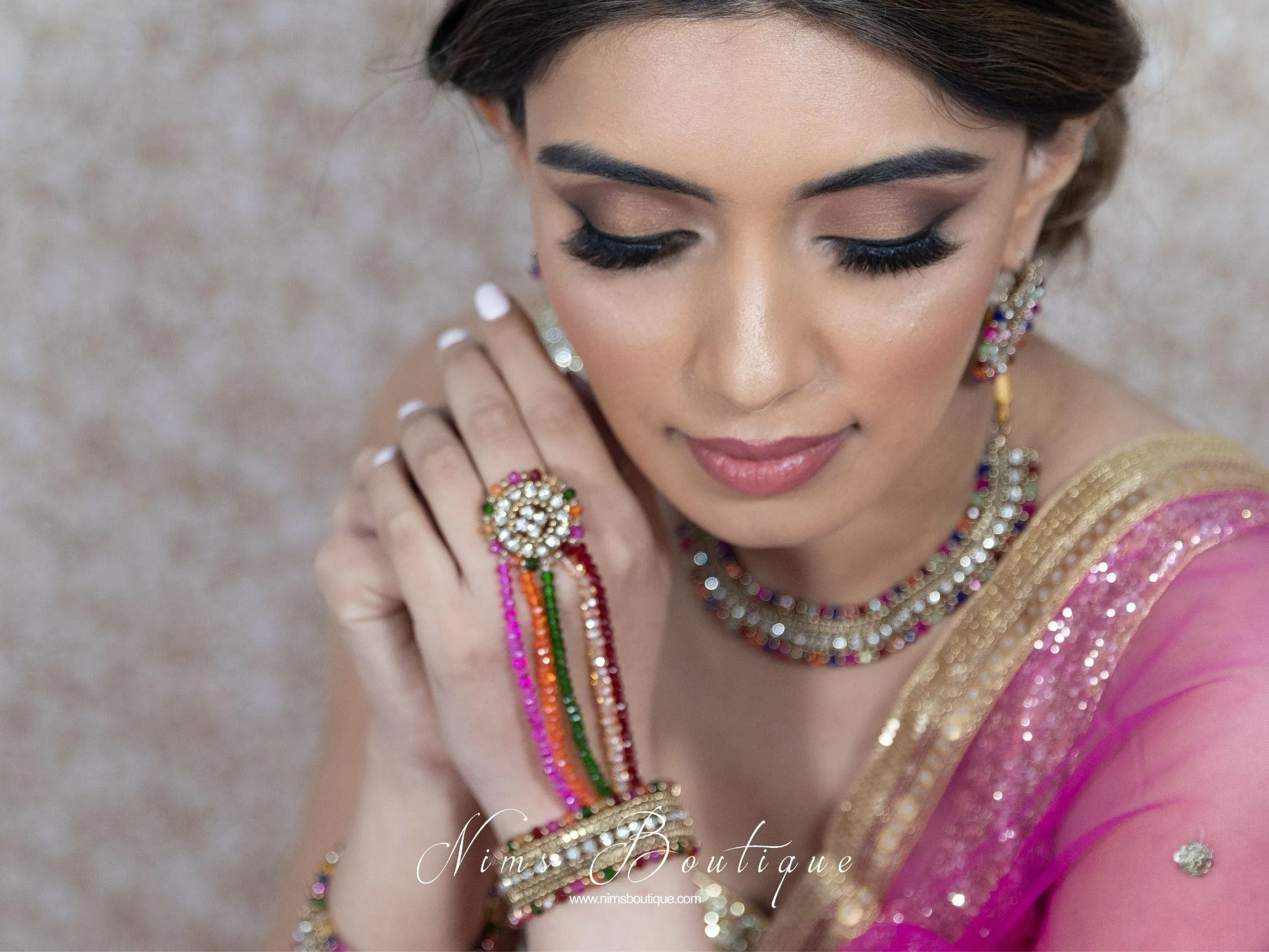 Royal Multicolour Small Handpiece / Hath Panja