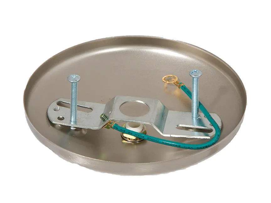 Satin Nickel Modern Canopy and Canopy Kits