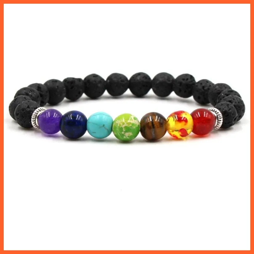Seven Chakra Bracelet For Peach