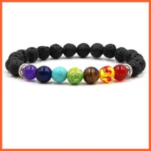 Seven Chakra Bracelet For Peach