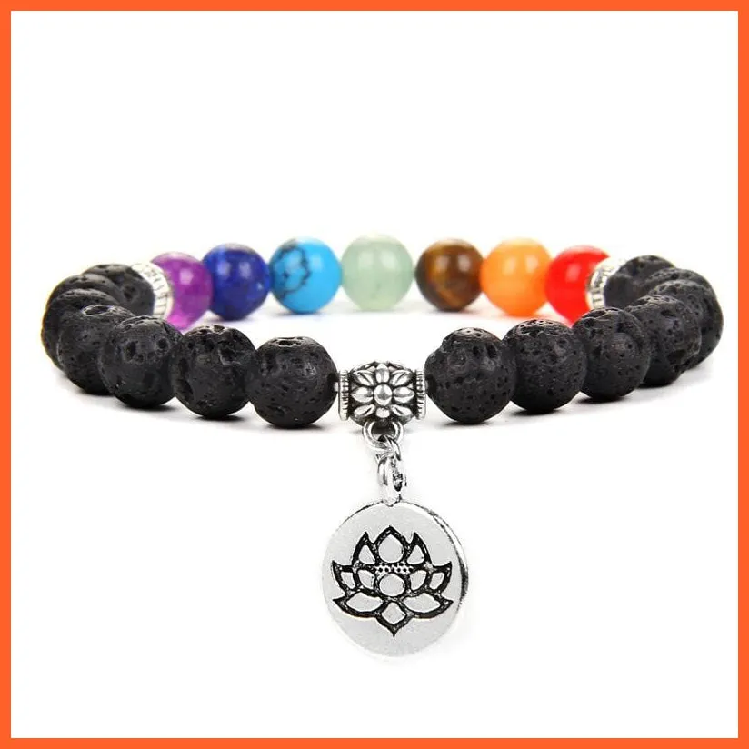 Seven Chakra Yoga Energy Bracelets | Energy Peace Meditation Bracelets