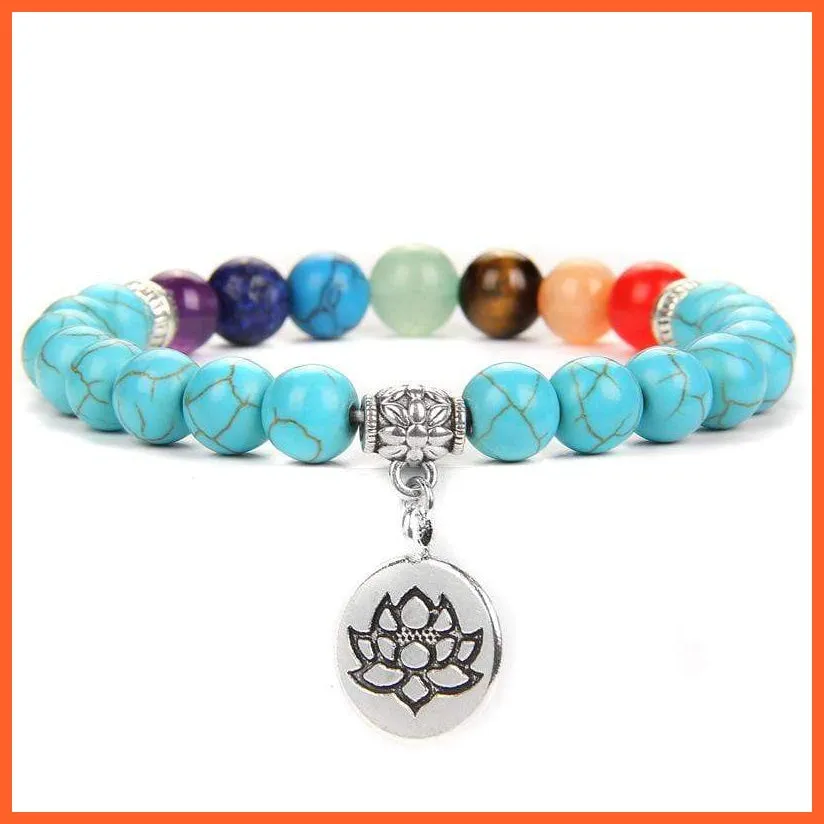 Seven Chakra Yoga Energy Bracelets | Energy Peace Meditation Bracelets