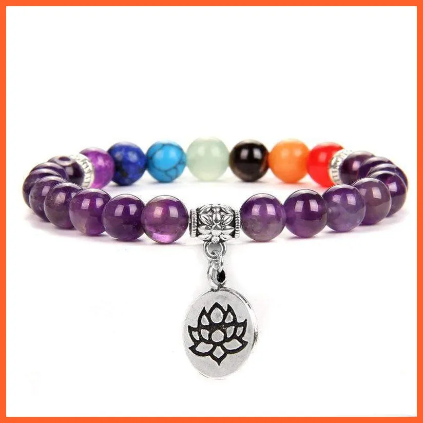 Seven Chakra Yoga Energy Bracelets | Energy Peace Meditation Bracelets