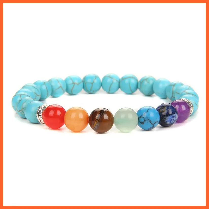 Seven Chakra Yoga Energy Bracelets | Energy Peace Meditation Bracelets