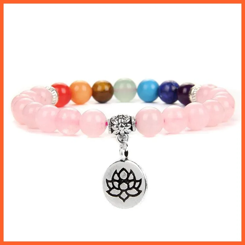 Seven Chakra Yoga Energy Bracelets | Energy Peace Meditation Bracelets