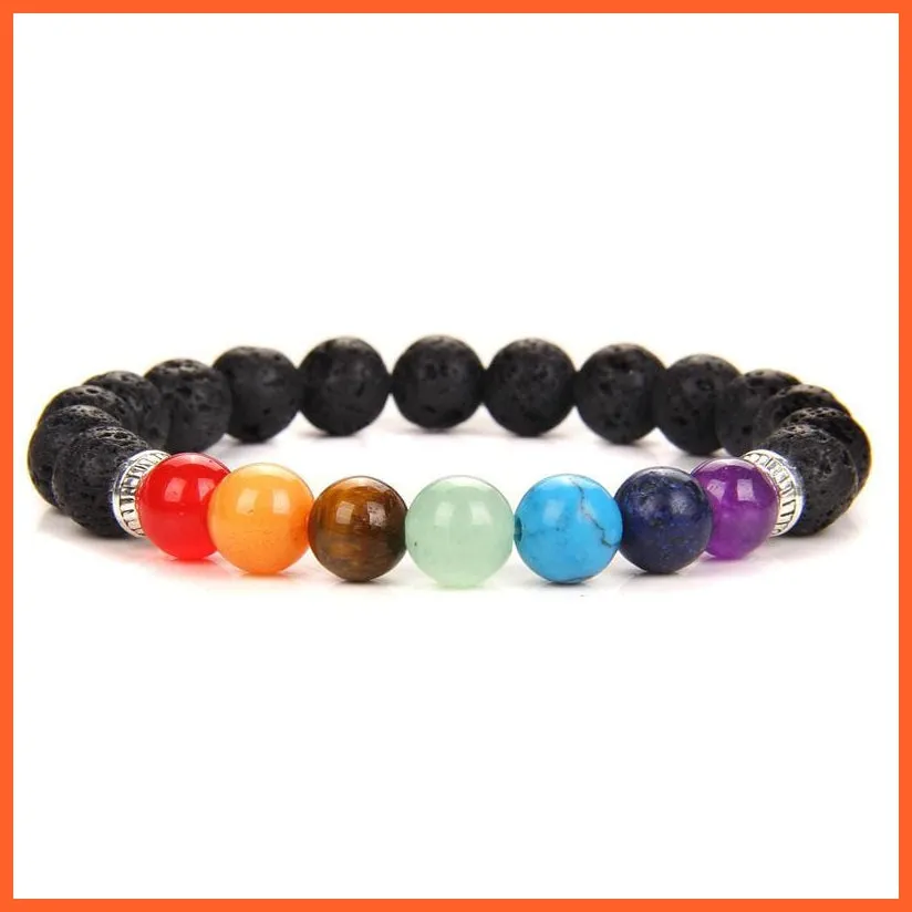 Seven Chakra Yoga Energy Bracelets | Energy Peace Meditation Bracelets