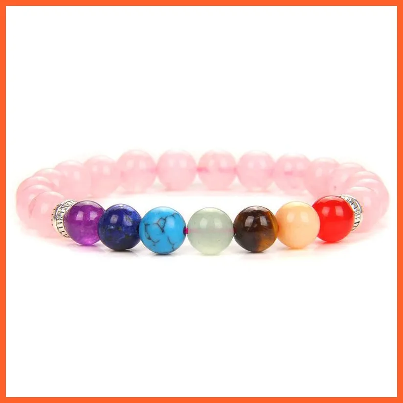 Seven Chakra Yoga Energy Bracelets | Energy Peace Meditation Bracelets