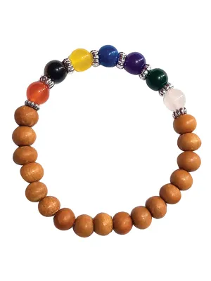 Seven Chakras Beaded Bracelet (Pack of 4)