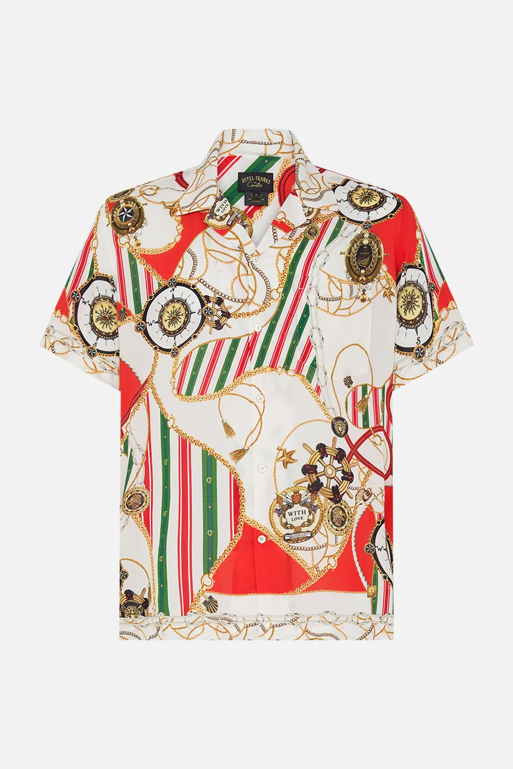 SHORT SLEEVE CAMP COLLARED SHIRT SALUTI SUMMERTIME