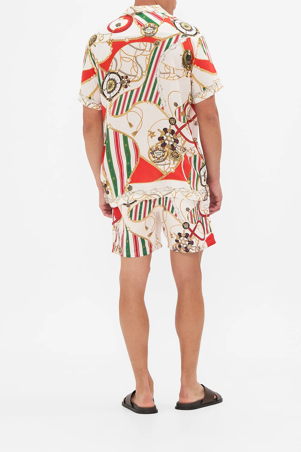 SHORT SLEEVE CAMP COLLARED SHIRT SALUTI SUMMERTIME