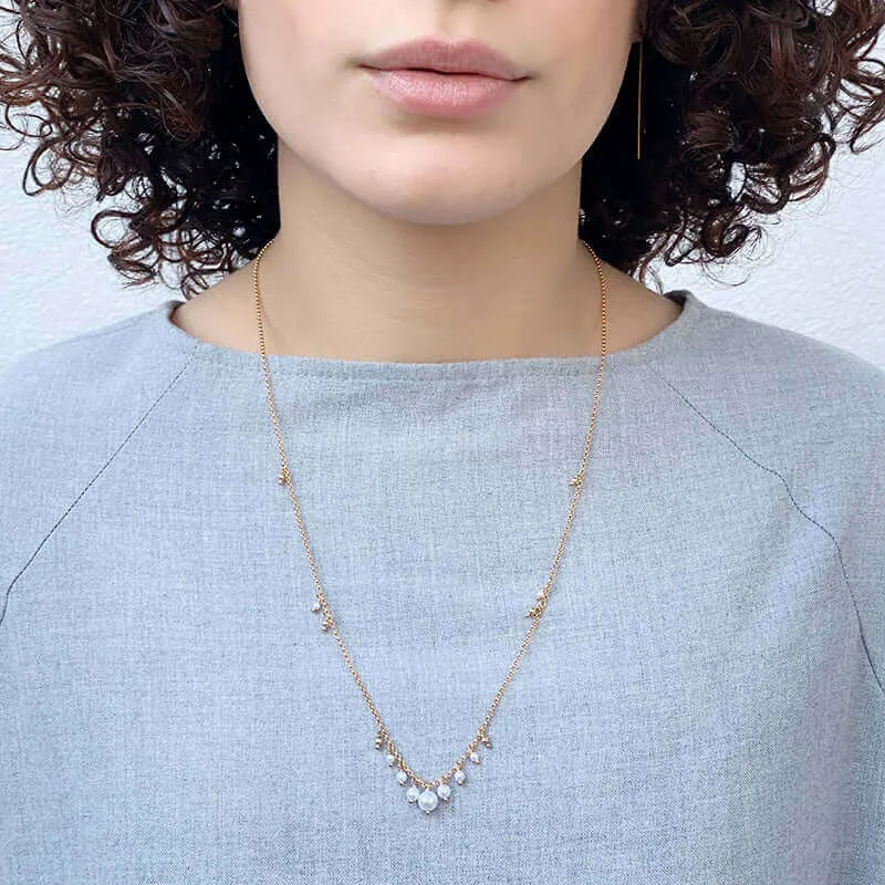 SIENNA PEARL FESTOON NECKLACE