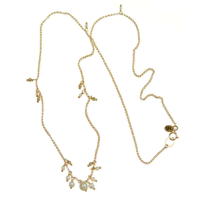 SIENNA PEARL FESTOON NECKLACE