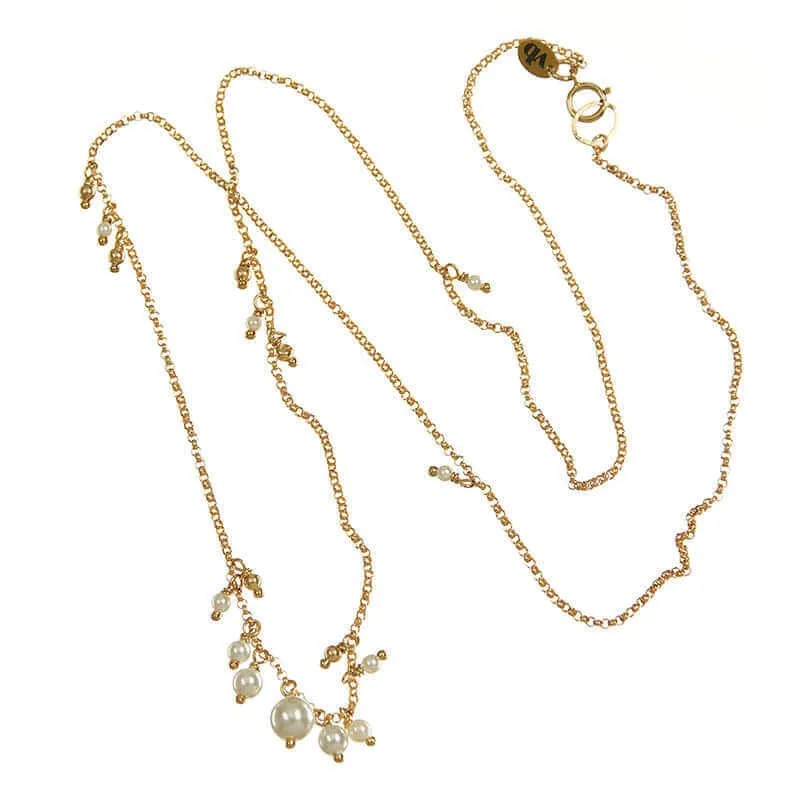 SIENNA PEARL FESTOON NECKLACE