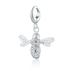 Silver Bee Charm