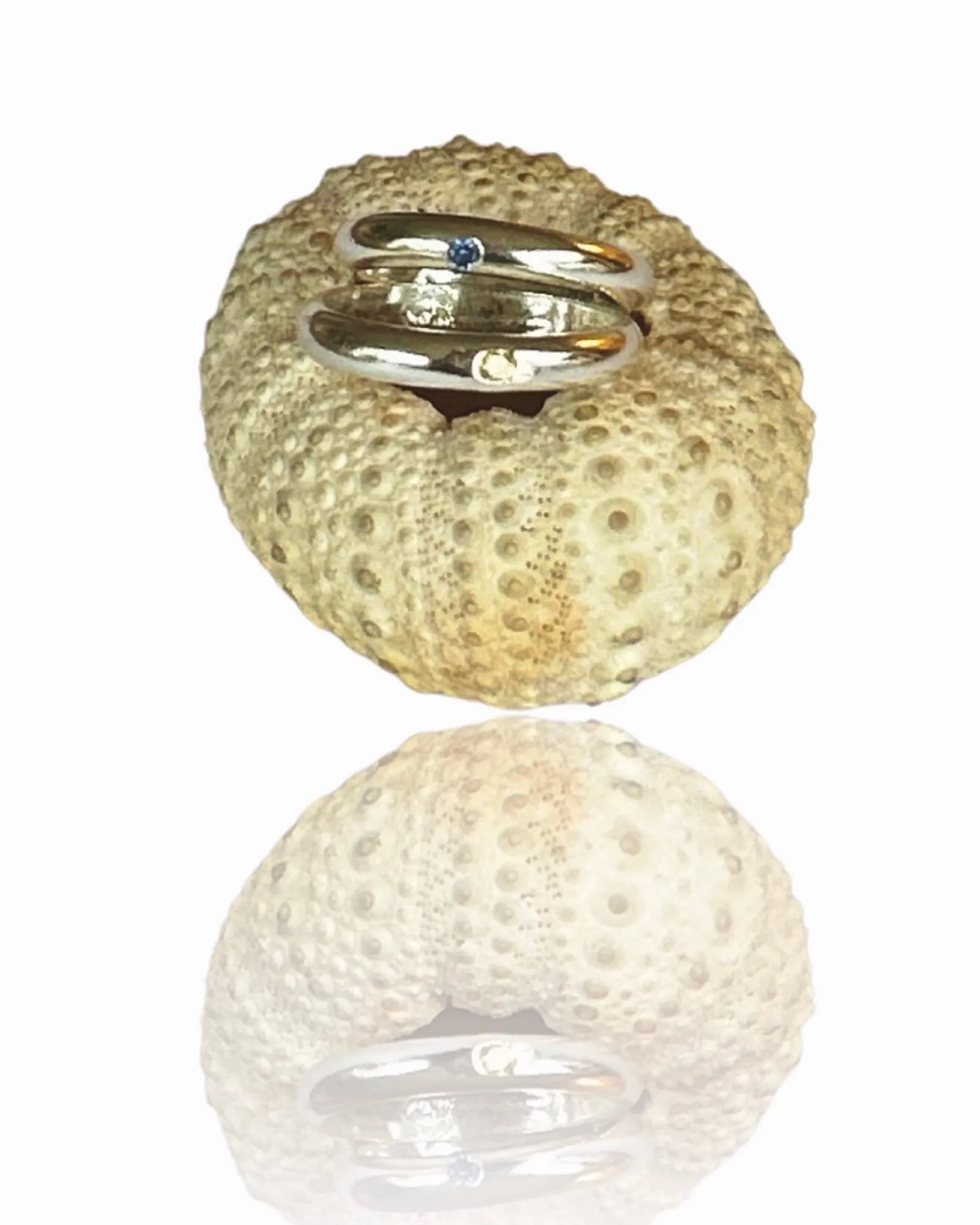 Silver Zirconia Flush Set Rings