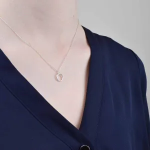 Simplicity circle pendant