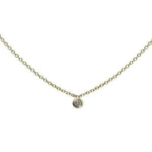 Single Diamond Necklace