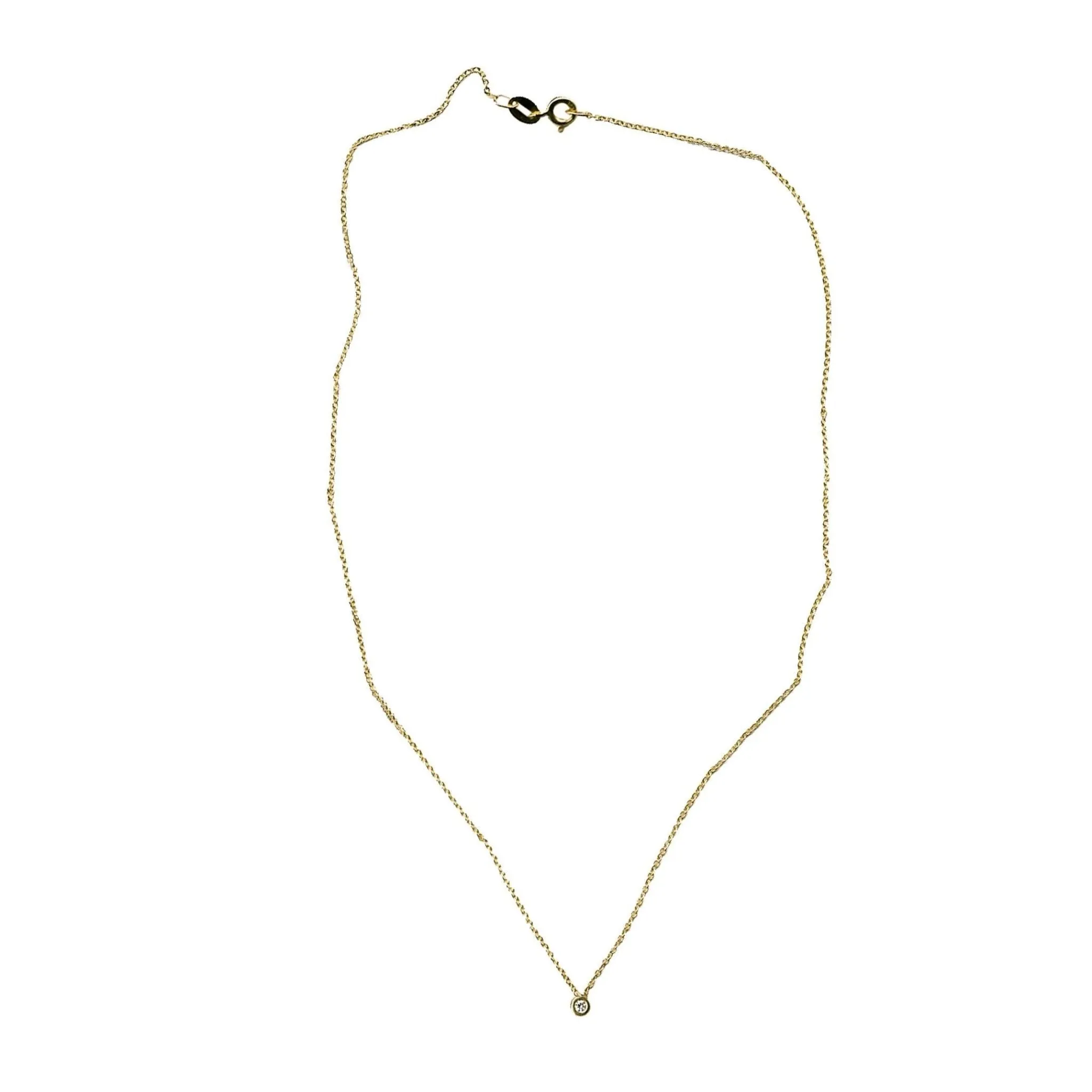 Single Diamond Necklace