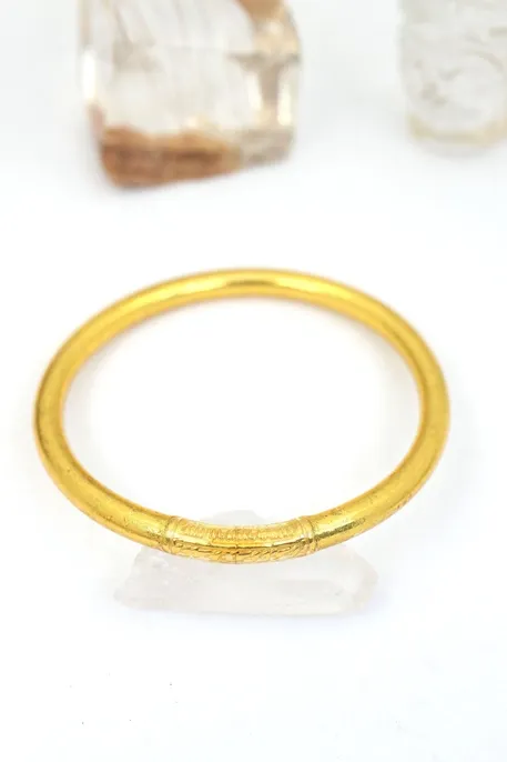 Single Thai Buddhist Temple Bracelet, Mantra Bangle