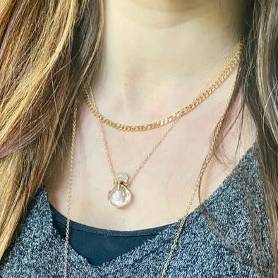 Small Green Amazonite Crystal Diffuser Necklace