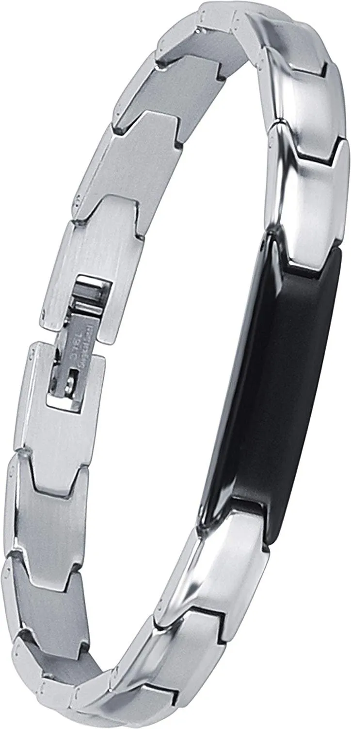 Smarter LifeStyle Elegant Couples His and Hers Distance Bracelets, Surgical Grade Steel (Single Bracelet, Hers/Women's)