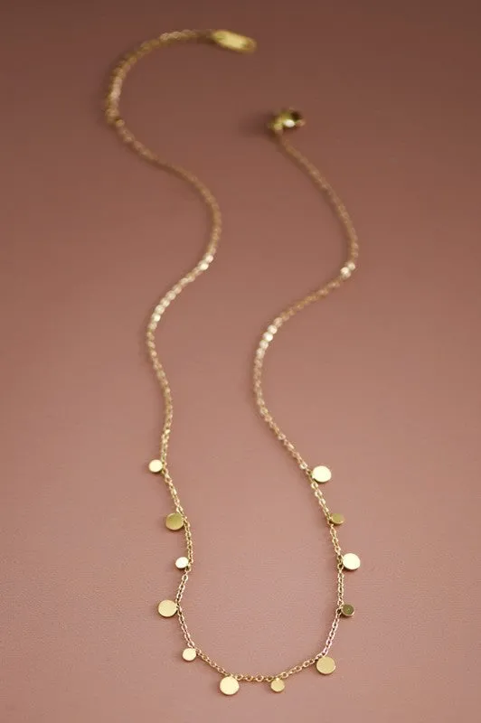 Soliel Disc Necklace
