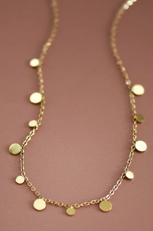 Soliel Disc Necklace