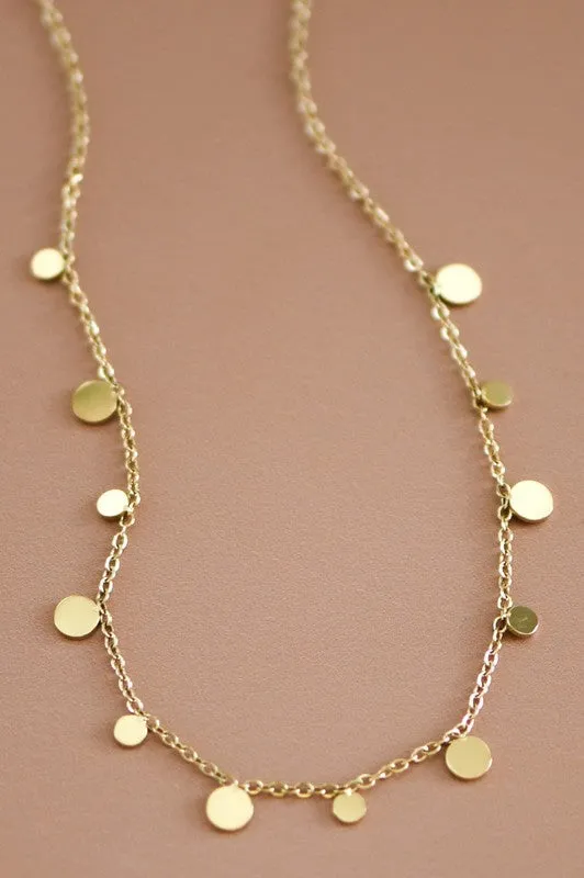 Soliel Disc Necklace