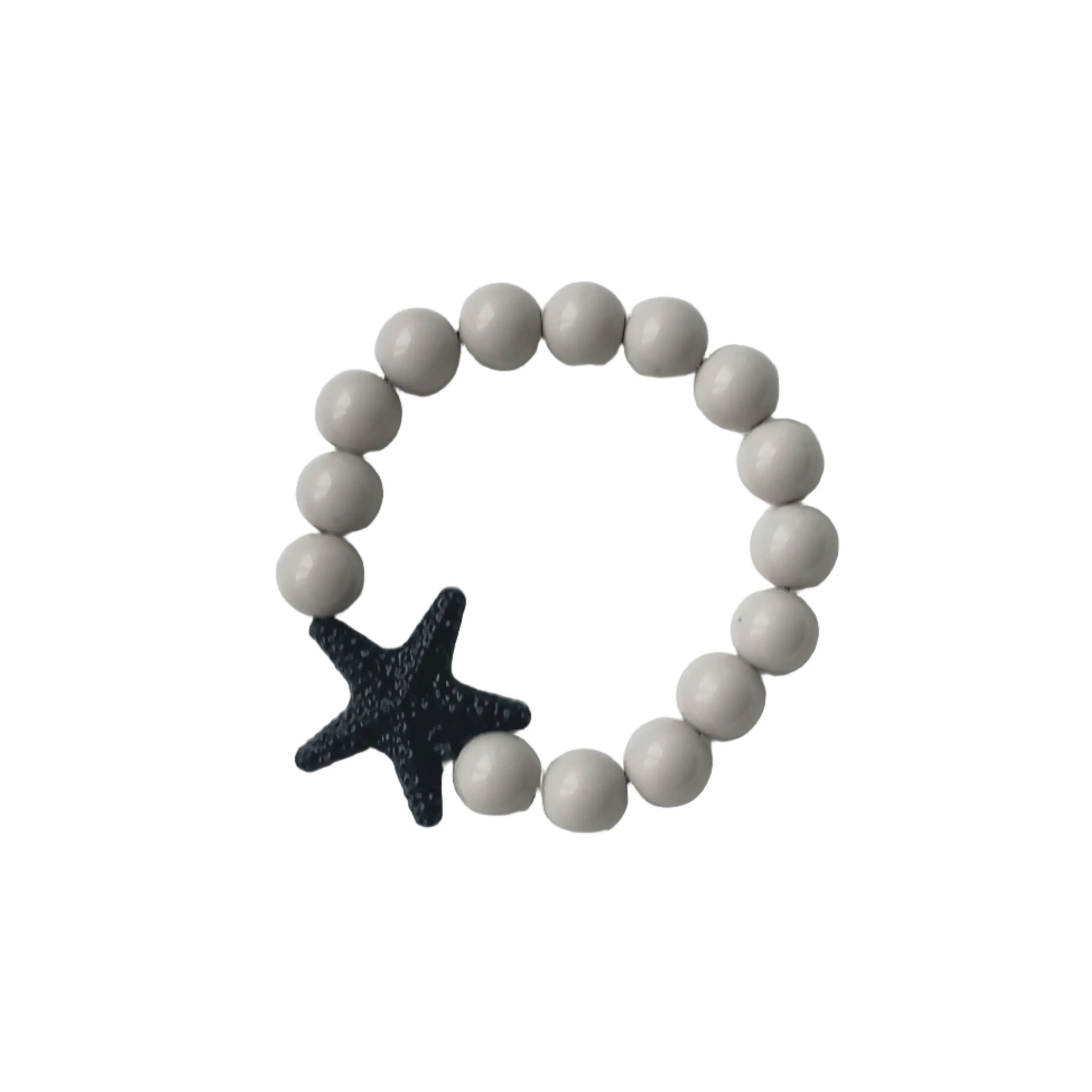 STARFISH STRETCH BRACELET BLACK