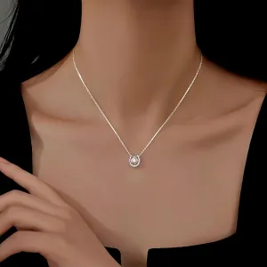 Sterling Silver Natural Pearl Necklace