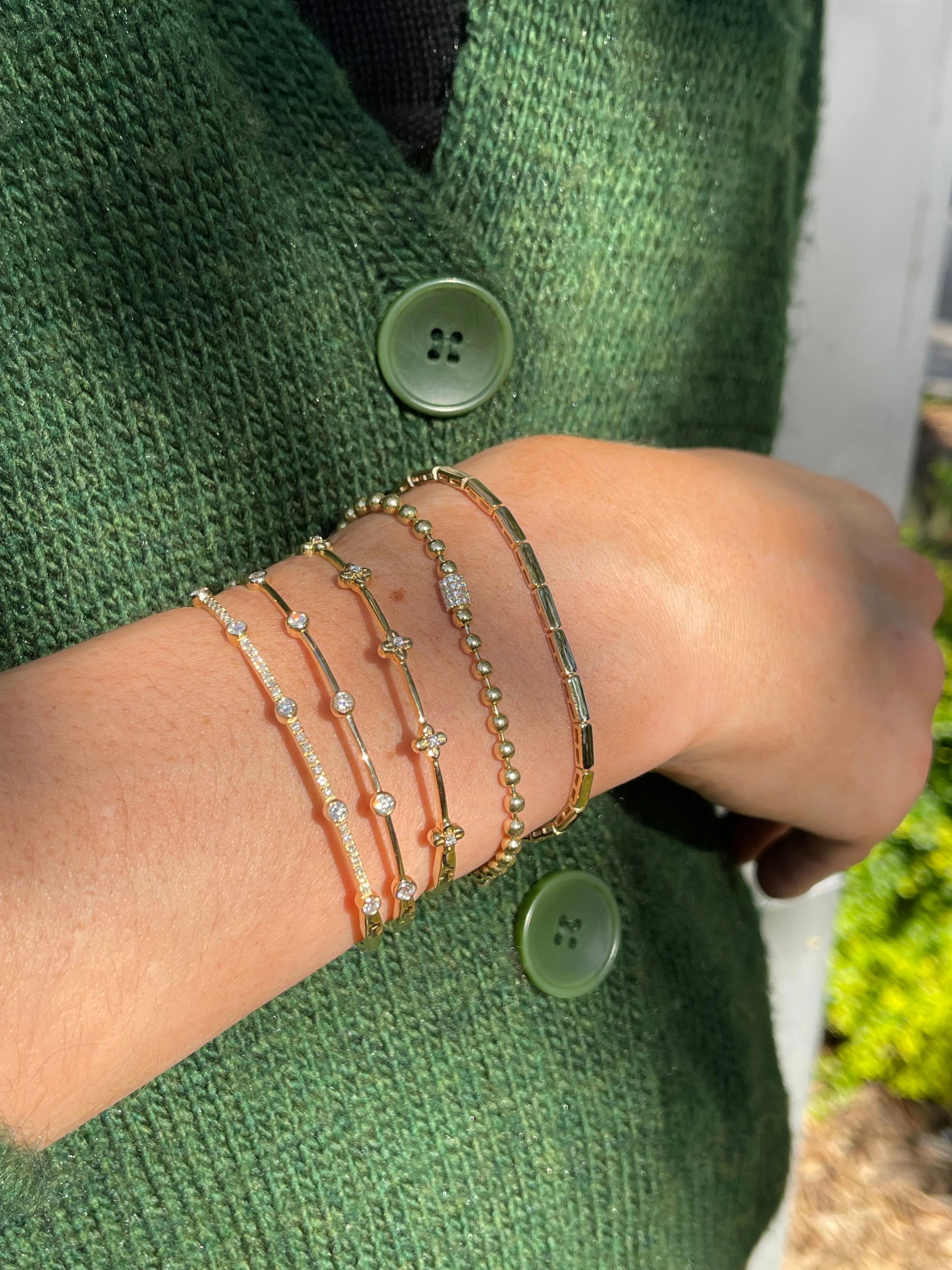 Sticks & Stones Bangle Bracelet