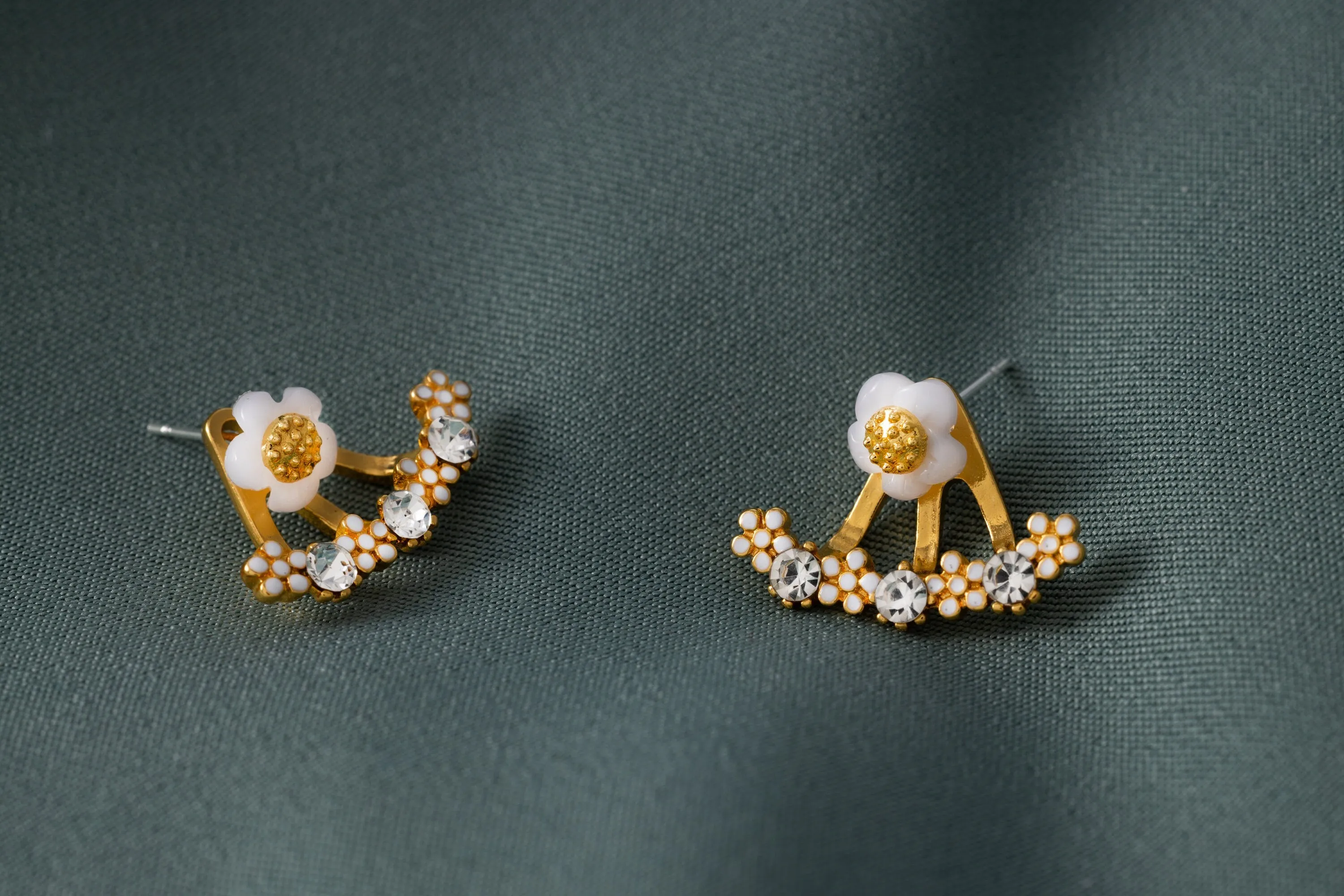 Studs with Tiny Flowers
