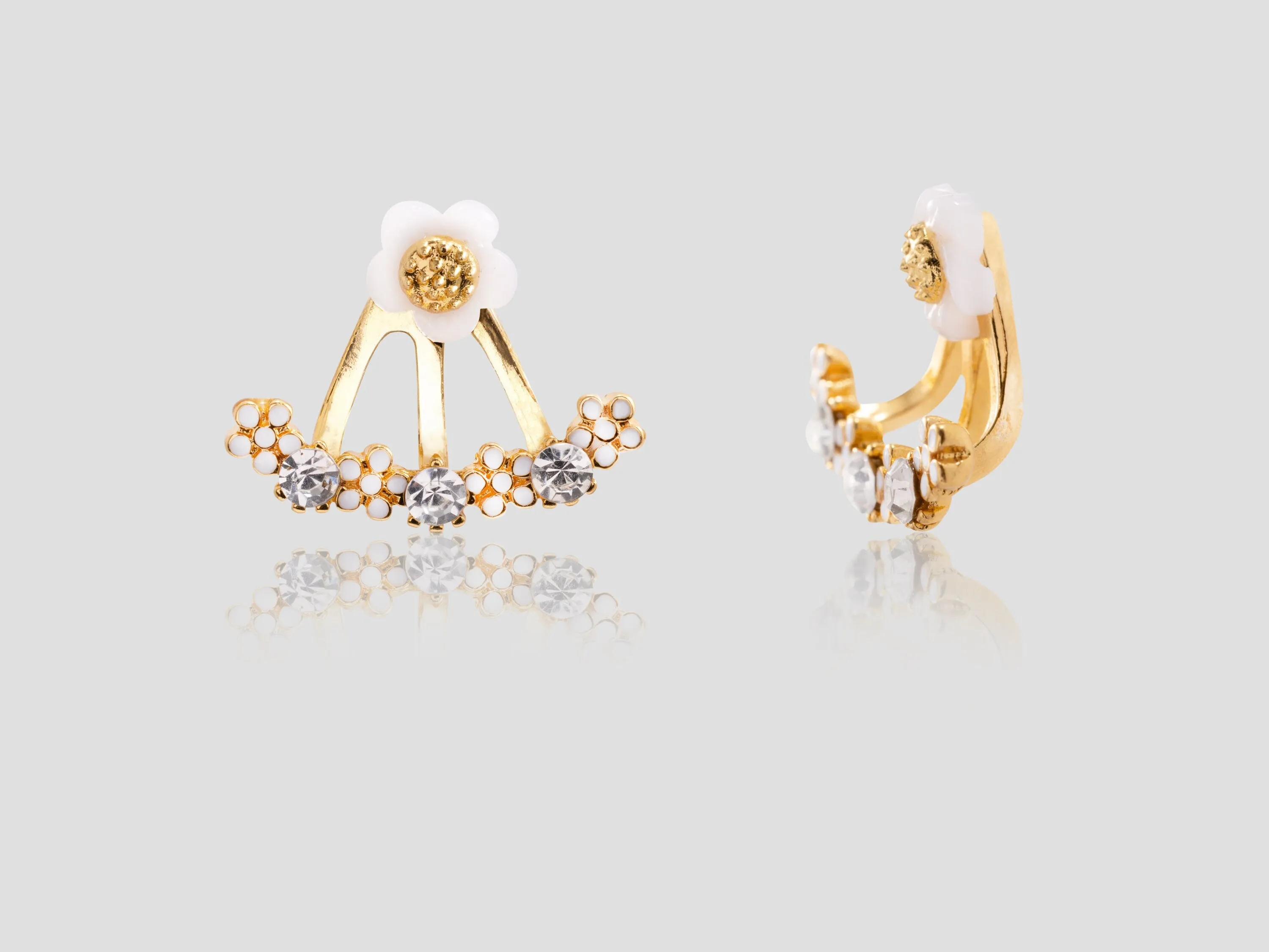 Studs with Tiny Flowers