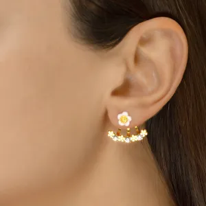 Studs with Tiny Flowers