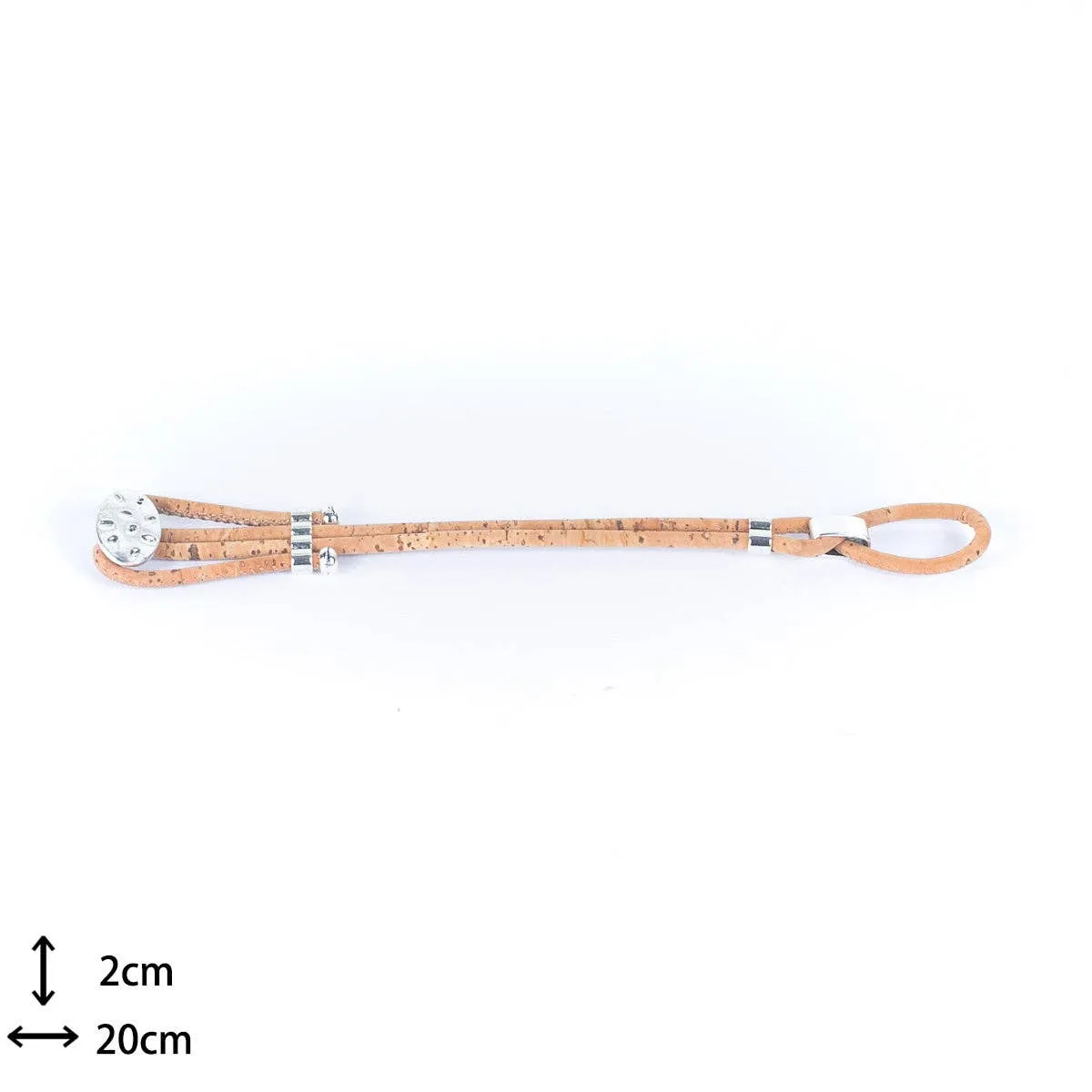 Sustainable Staple: 3mm Round Cork Bracelet (Available in Wholesale Lots)