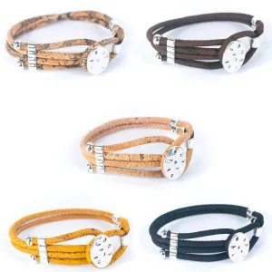 Sustainable Staple: 3mm Round Cork Bracelet (Available in Wholesale Lots)