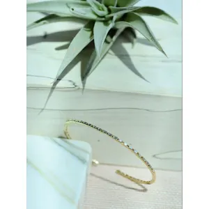 Suzanne Kalan Thin Flexible Bangles 18K Yellow Gold