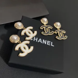 Temperament Epoxy Pearl Earrings