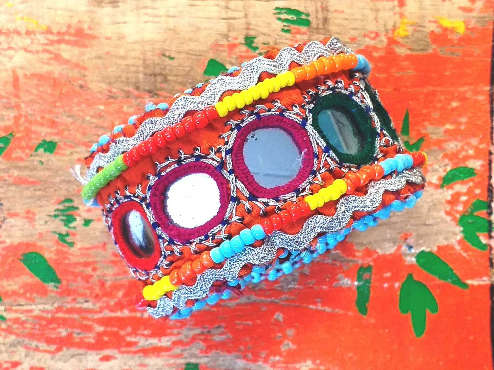 Tribal Beaded Cuff