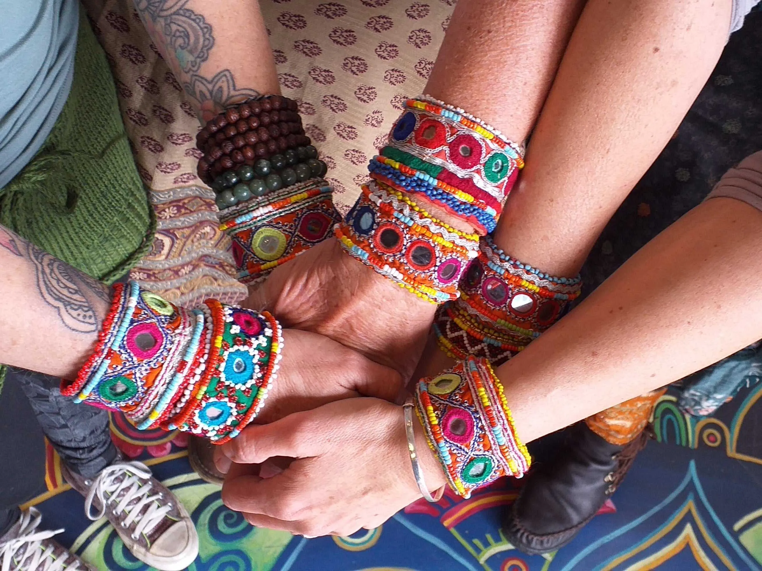 Tribal Beaded Cuff