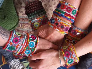 Tribal Beaded Cuff