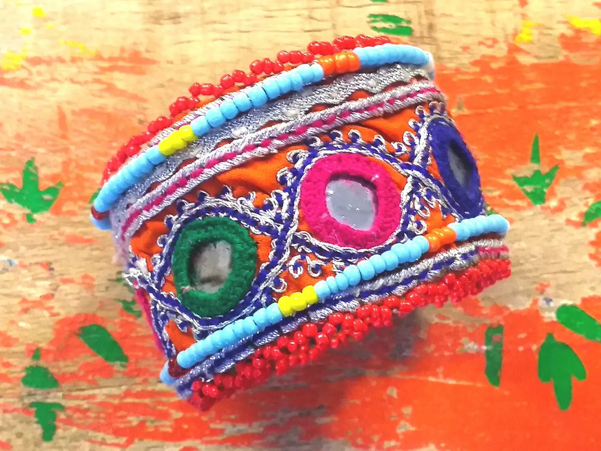 Tribal Beaded Cuff