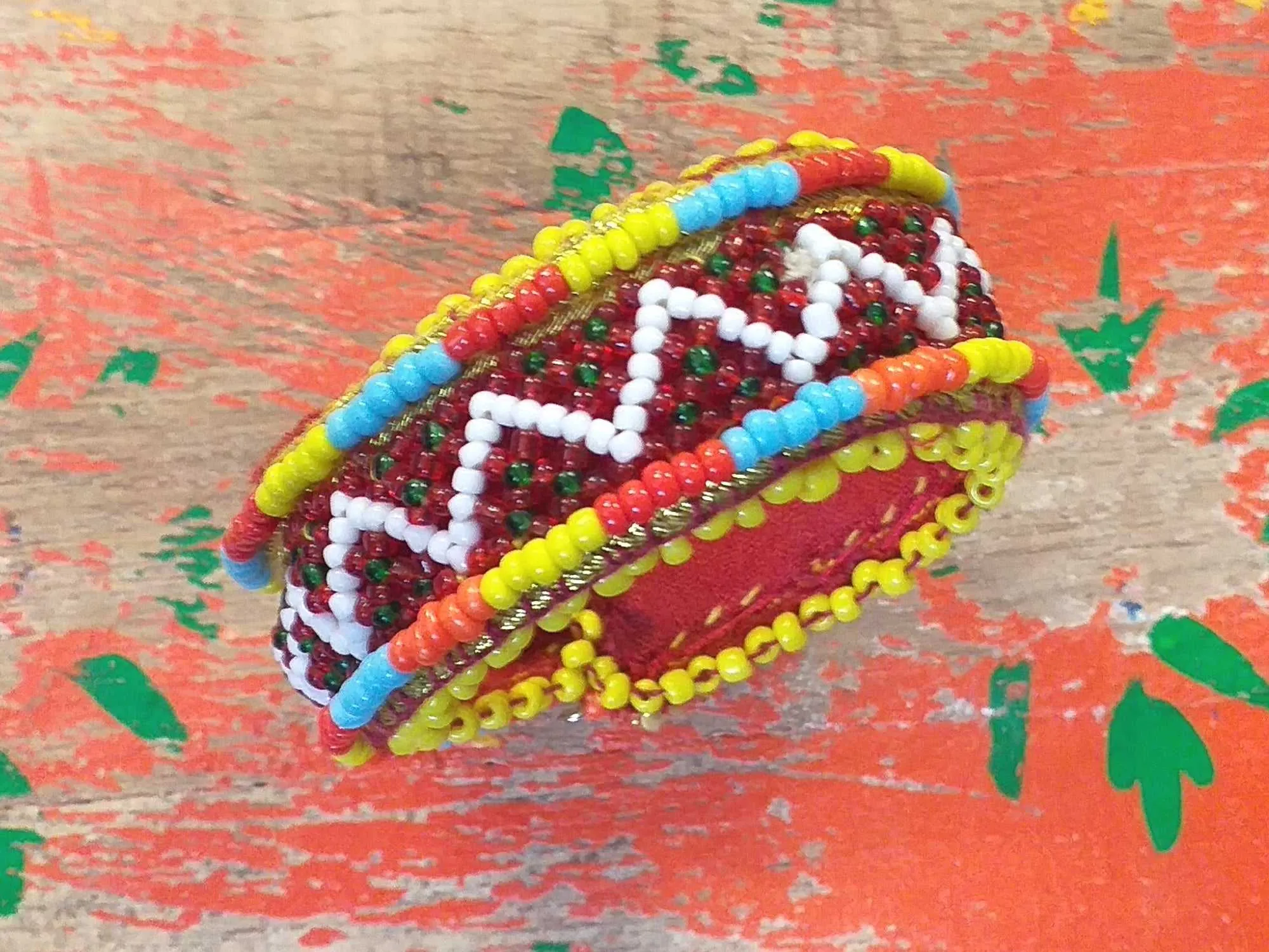Tribal Beaded Cuff