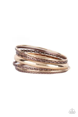 Trophy Texture - Multi Bracelet-Paparazzi