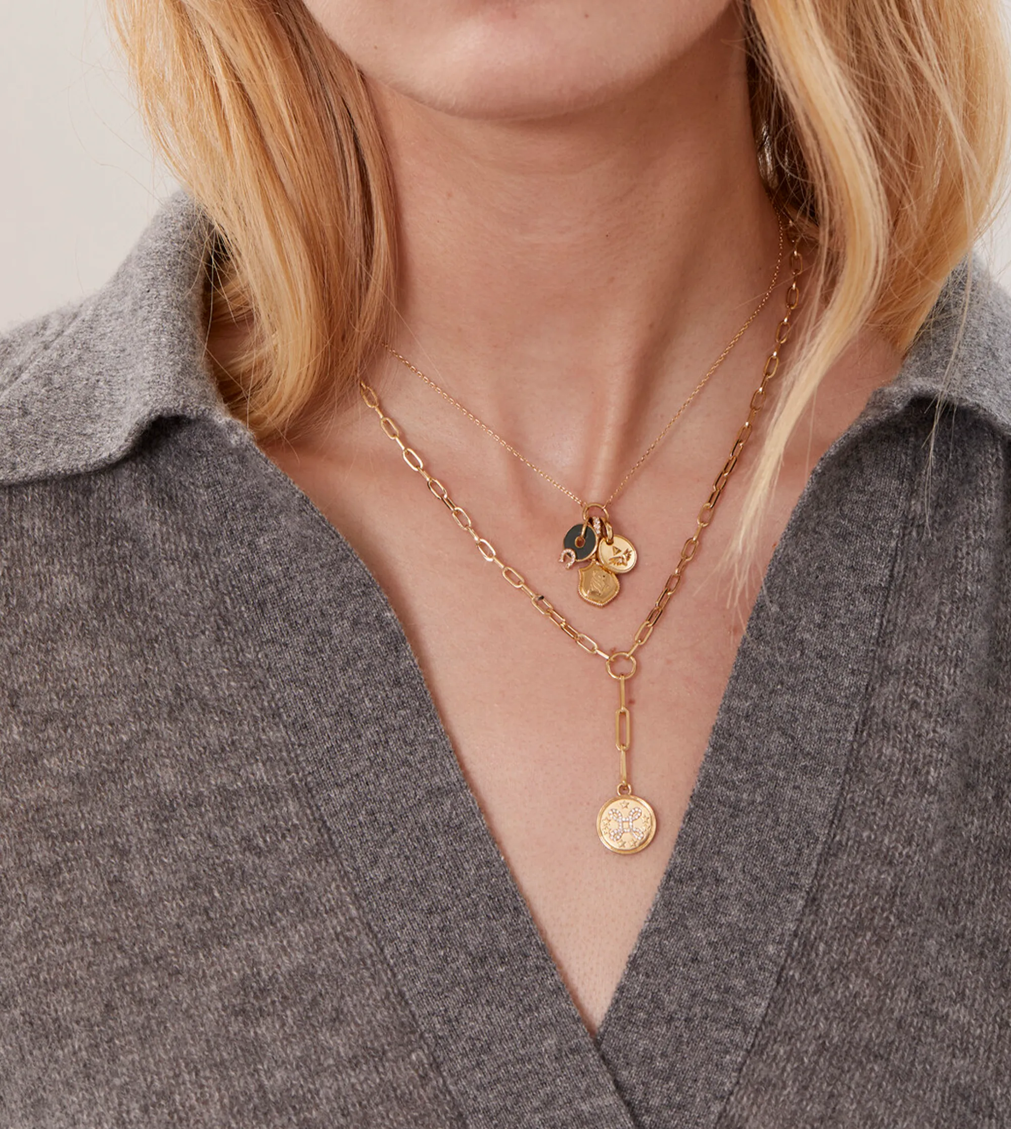 True Love : Refined Clip Extension Chain Necklace