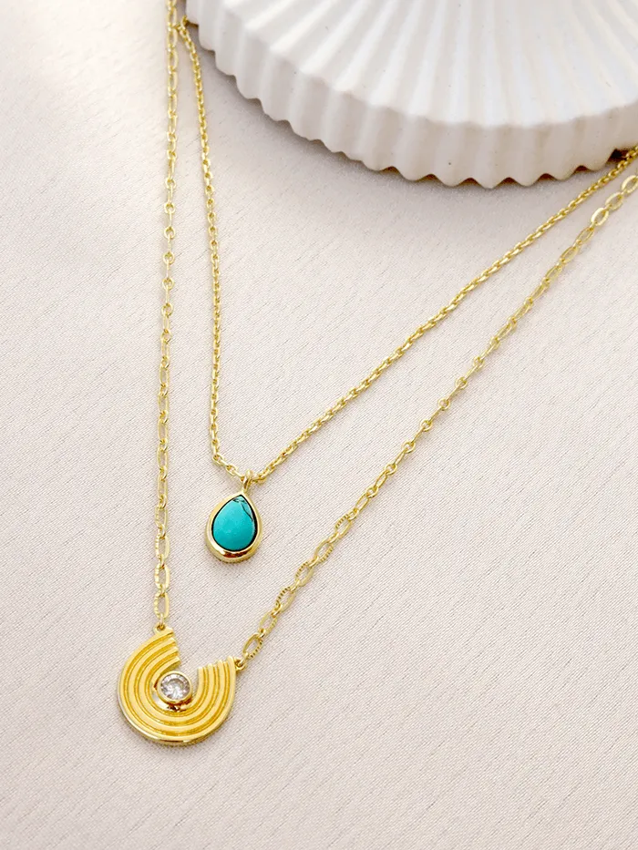 Turquoise Layered Necklace