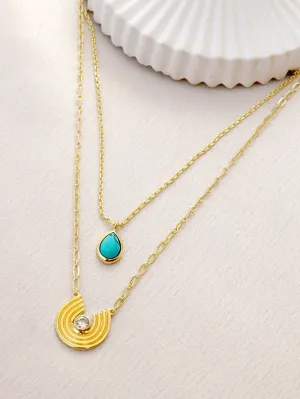 Turquoise Layered Necklace