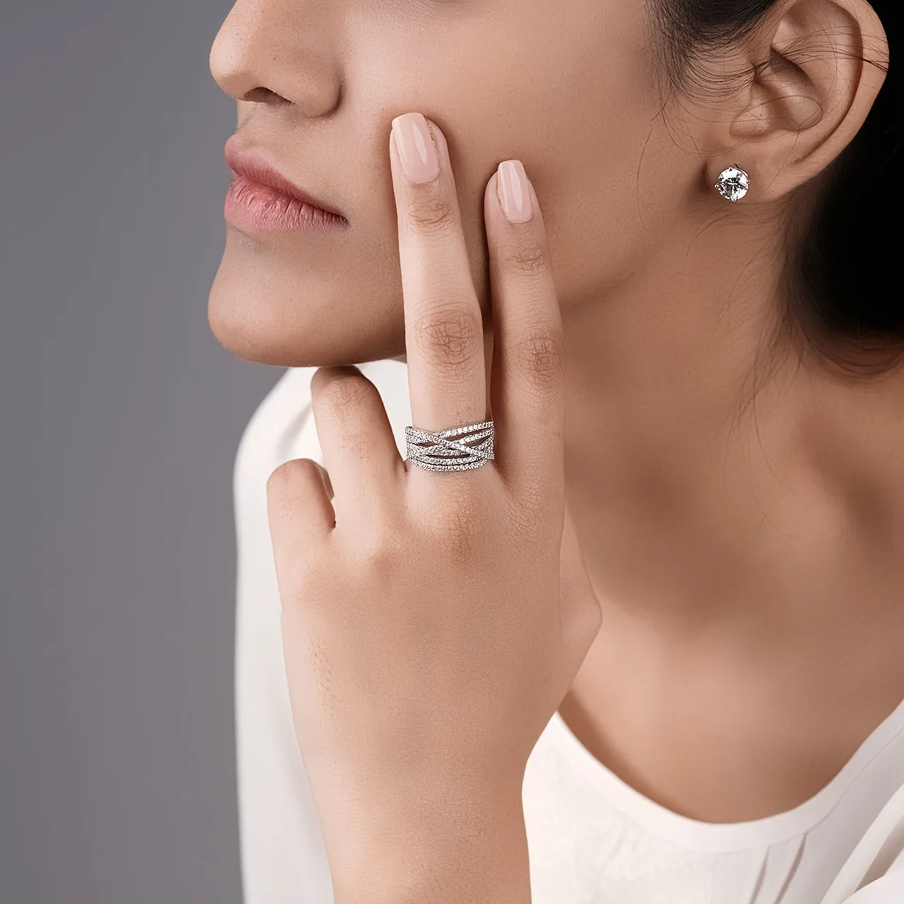 Twisty Lines - 930 Recycled Silver