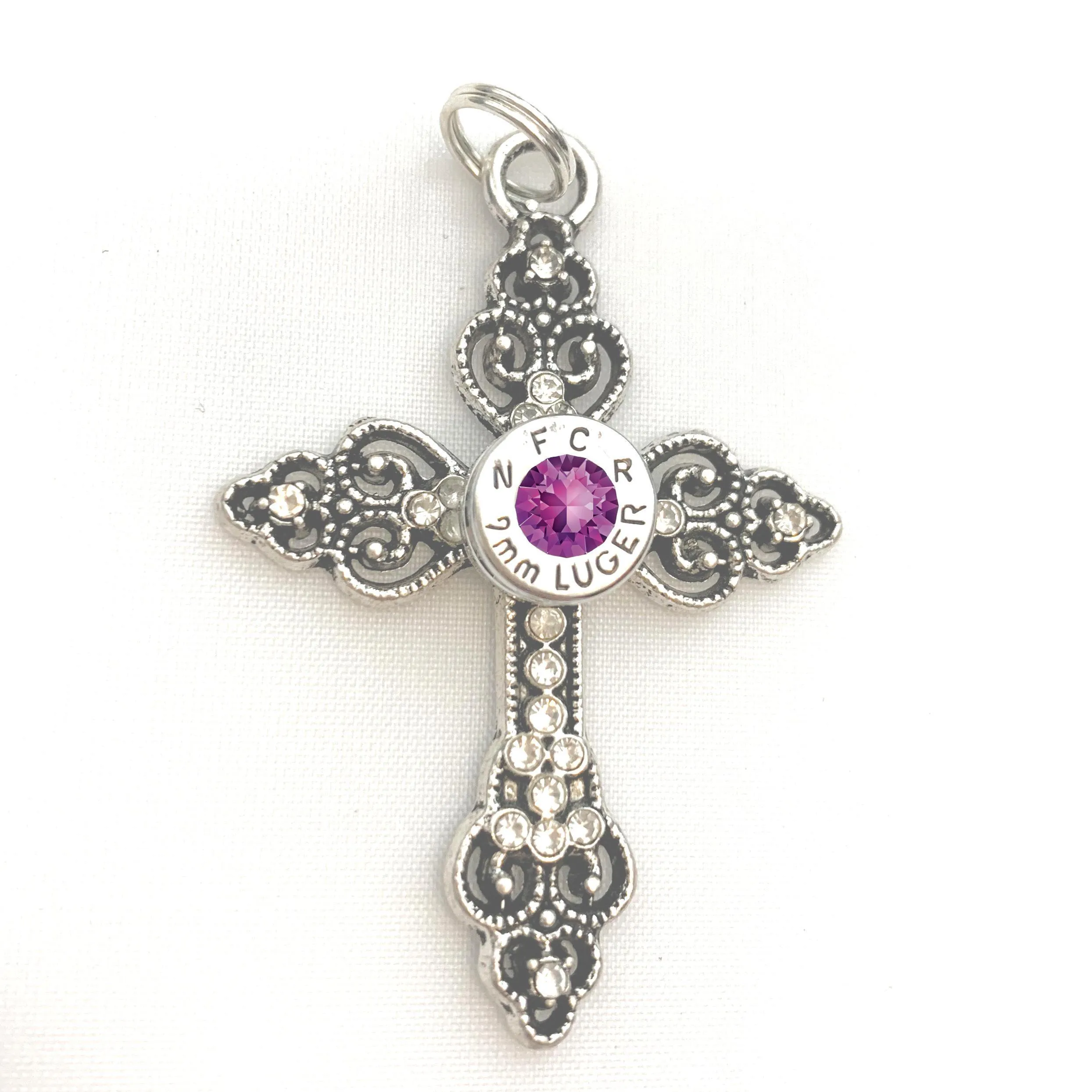 Two Protectors Cross Pendant